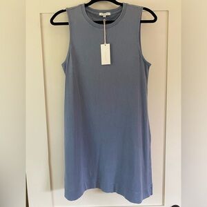 NWT Z Supply blue gray knit round neck dress Small